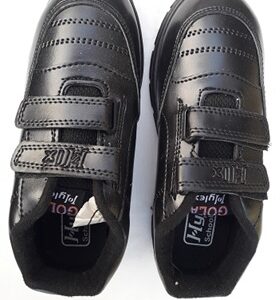 Hix No-Lace Black School Shoes